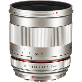Rokinon 50mm f/1.2 Lens for Micro Four Thirds (Silver)