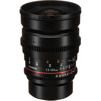 Rokinon 24mm T1.5 Cine DS Lens for Micro Four Thirds Mount
