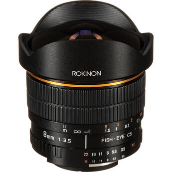 Rokinon 8mm f/3.5 Fisheye Lens for Nikon F