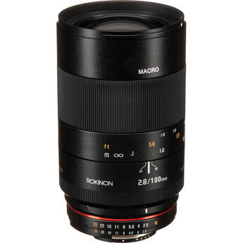 Rokinon 100mm f/2.8 Macro Lens for Nikon F