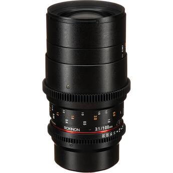Rokinon 100mm T3.1 Macro Cine DS Lens for Micro Four Thirds Mount