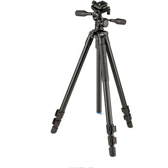 SLIK Pro AL-523-3W Aluminum 3-Section Tripod with Arca-Type 3-Way Pan-Tilt Head