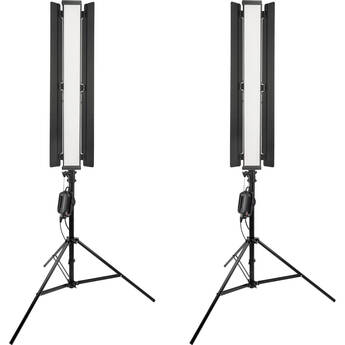 Genaray Daylight 36" Soft Strip 2-Light Kit with Heavy Duty Light Stands