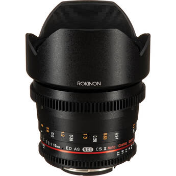 Rokinon 10mm T3.1 Cine DS Lens with Nikon F Mount for APS-C