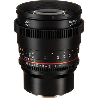 Rokinon 85mm T1.5 DSX High-Speed Cine Lens (E Mount)
