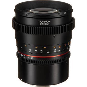 Rokinon 85mm T1.5 DSX High-Speed Cine Lens (RF Mount)