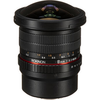 Rokinon 8mm f/3.5 UMC Fisheye CS II Lens for Micro Four Thirds Mount