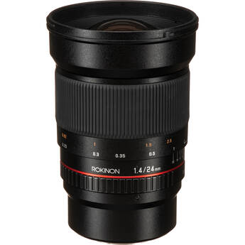 Rokinon 24mm f/1.4 ED AS IF UMC Lens for Micro Four Thirds Mount