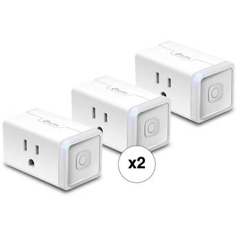 TP-Link HS103 Kasa Smart Wi-Fi Plug Lite (2 x 3-Pack)