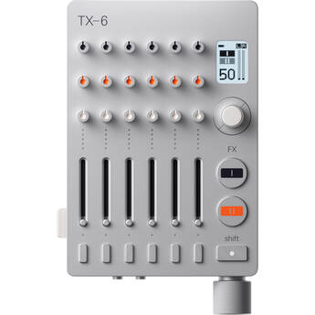 teenage engineering TX-6 Ultraportable Pro Mixer, Audio Interface, and Recorder (Silver)