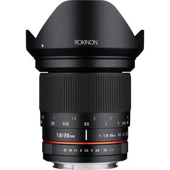 Rokinon 20mm f/1.8 ED AS UMC Lens for Fujifilm X