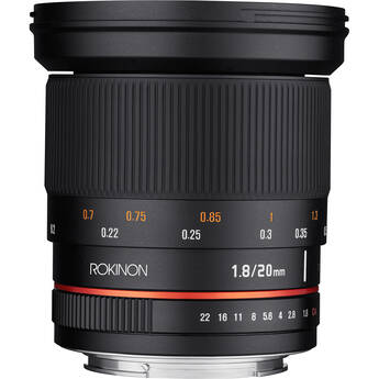 Rokinon 20mm f/1.8 ED AS UMC Lens for Micro Four Thirds