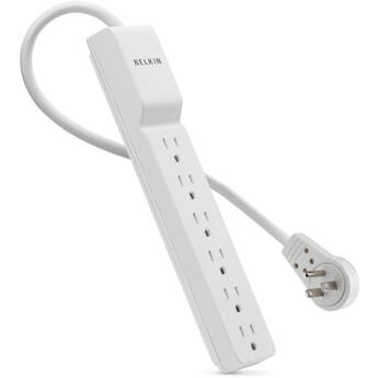 Belkin 6-Outlet Home/Office Surge Protector with Rotating Plug (8')