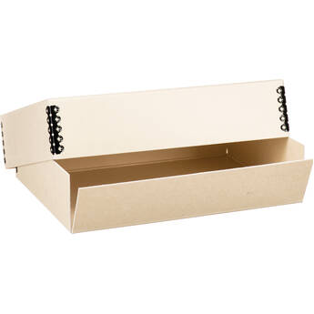 Lineco Drop-Front Archival Box (9.5 x 12.5 x 3", Tan)