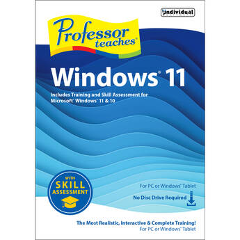 Individual Software Professor Teaches Windows 11 with Skill Assessment (Download)