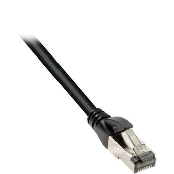 Pearstone Cat 7 Double-Shielded Ethernet Patch Cable (25', Black)