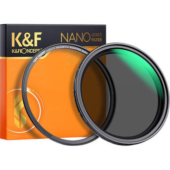 K&F Concept Nano X-Pro Magnetic Variable ND Filter (62mm, 1 to 5-Stop)