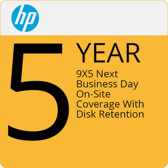 HP 5-Year Next Business Day Onsite Hardware Support with Media Retention for Z Workstations