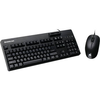 IOGEAR Keyboard with CAC Reader & Mouse