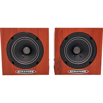 Auratone 5C Active Super Sound Cube Studio Monitors (Pair, Wood Grain Finish)