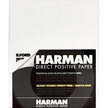 HARMAN technology Direct Positive Fiber Based (FB) Paper (Glossy, 16 x 20", 10 Sheets)