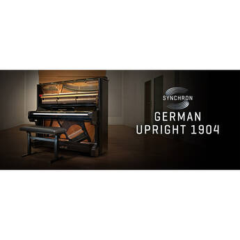 Vienna Symphonic Library Synchron German Upright 1904 Full Library Upgrade Piano Virtual Instrument (Download)
