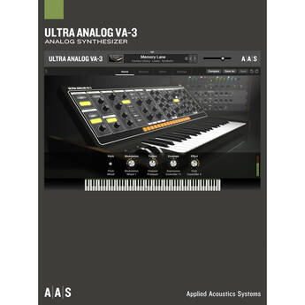 Applied Acoustics Systems Ultra Analog VA-3 Upgrade Virtual Instrument Software (Download)