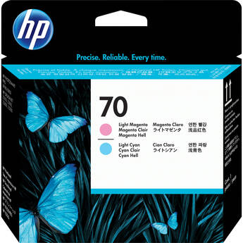 HP 70 Light Magenta & Light Cyan Printhead