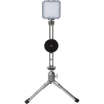 Explorer Photo & Video Magnetic Tripod iPhone Mount for MagSafe with Tabletop Tripod & AuraLED 500 Light Kit