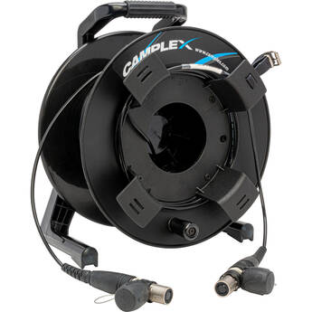Camplex opticalCON QUAD to QUAD OM4 Multi-Mode Fiber Optic with Tactical Reel (328')