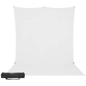 Westcott X-Drop Pro Wrinkle-Resistant Backdrop Sweep Kit (High-Key White, 8 x 13')