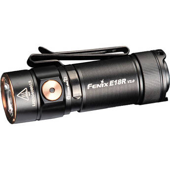 Fenix Flashlight E18R V2.0 EDC Rechargeable Flashlight (Black, Standard Packing)