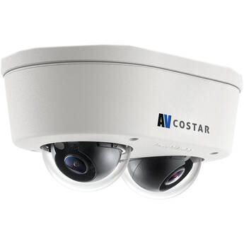 AV Costar ConteraIP MicroDome Duo LX AV4956DN-28 4MP Outdoor Dual-Sensor Network Dome Camera