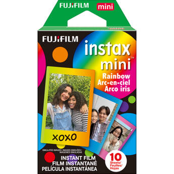FUJIFILM instax mini Instant Film (Rainbow, 10 Exposures)