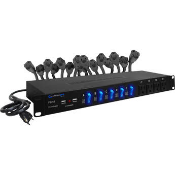 Technical Pro PS20S 20-Outlet Rackmount Power Supply with USB