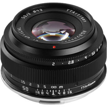 TTArtisan 50mm f/2 Lens for Leica L (Black)