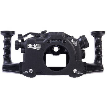 Aquatica AE-M1 Mk II Underwater Housing for Olympus OM-D E-M1 Mark II with Vacuum Check System (Fiber-Optic Strobe Connectors)