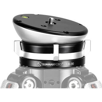 Sunwayfoto LB-90 Leveling Base (Silver)