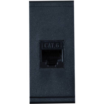 MuxLab RJ45 Cat 6 Module for Tabletop Panel (Black)