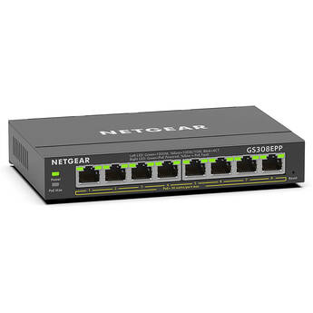 NETGEAR GS308EPP 8-Port Gigabit PoE+ Compliant Managed Switch