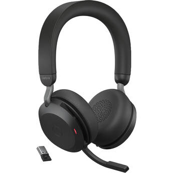 Jabra Evolve2 75 MS Wireless Noise-Canceling Headset (Black)