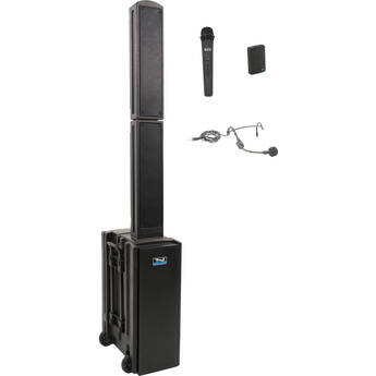 Anchor Audio Beacon System 2 with Dual Receiver, Wireless Handheld Microphone, Beltpack Transmitter, and Headset Mic
