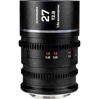 Venus Optics Laowa Nanomorph 27mm T2.8 1.5x S35 Anamorphic Lens (Micro Four Thirds, Silver Flare)