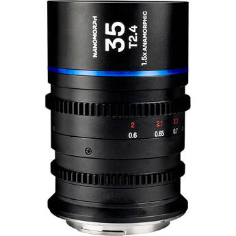 Venus Optics Laowa Nanomorph 35mm T2.4 1.5x S35 Anamorphic Lens (Leica L, Blue Flare)