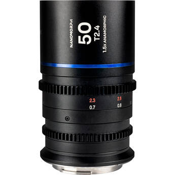 Venus Optics Laowa Nanomorph 50mm T2.4 1.5x S35 Anamorphic Lens (Canon RF, Blue Flare)