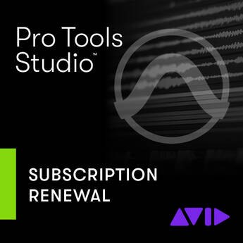 Avid Pro Tools Studio 1-Year Subscription RENEWAL (Retail, Download)