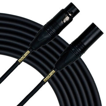 Mogami Gold Studio XLR Female to XLR Male Microphone Cable (25', Black)