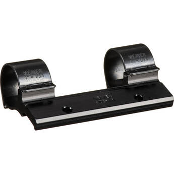 Weaver Detachable Side Mount 1" High Bracket & Rings (Black)