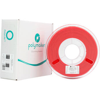 Polymaker 1.75mm PolyLite PLA Filament (1kg, Red)