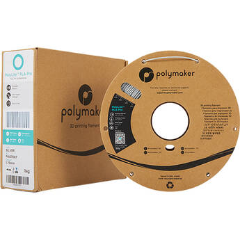 Polymaker 1.75mm PolyLite PLA Pro Filament (1kg, Silver)